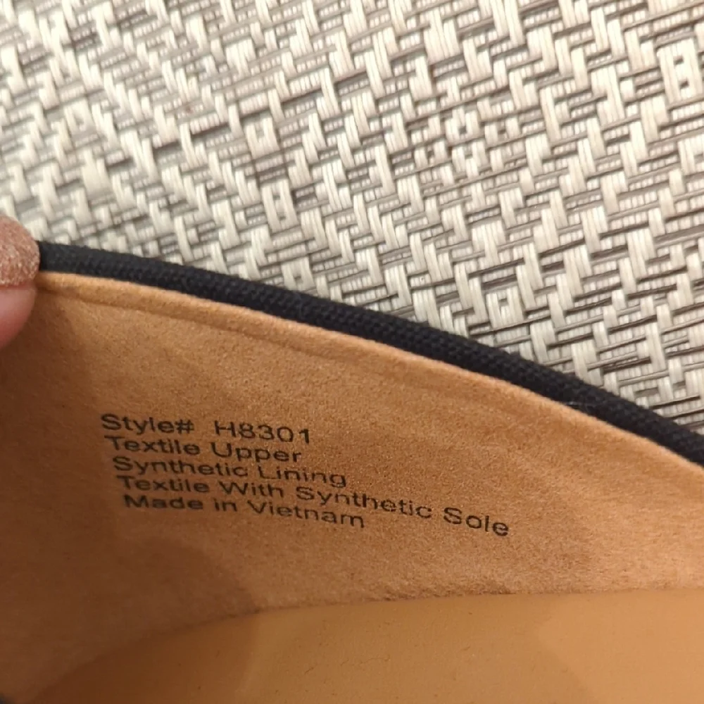 J. Crew Morgan Eyelet Peep Toe Black Flats Or Open-Toe Sandals - Picture 3 of 7